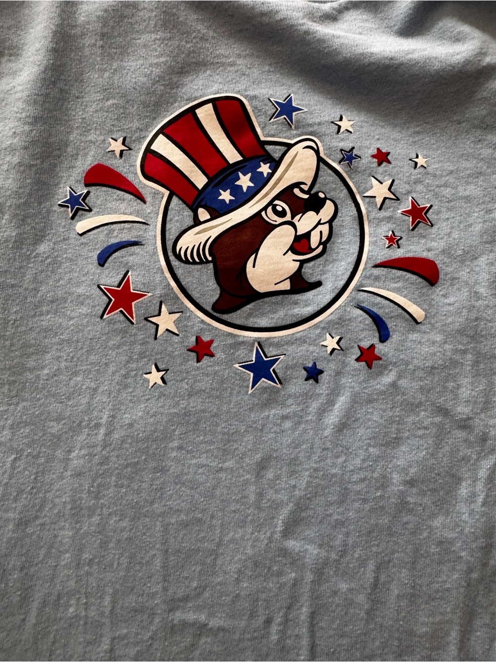 BUC-EE’S | Kids Light Blue 4th of July Graphic T-Shirt - Picture 3 of 4